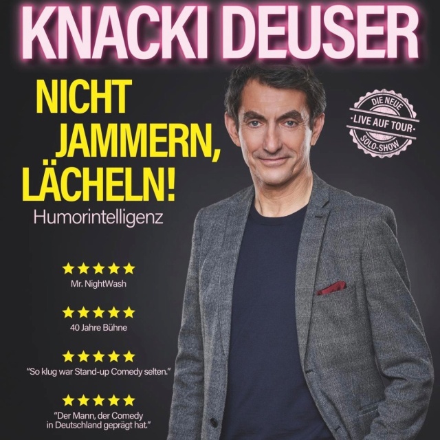 Kabarettist Knacki Deuser - Bühnenprogramm